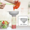 BALIWELL Wide Mouth Kitchen Funnel, Food Grade Plastic Cooking Canning