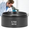 Microscope Lens 0.75X 120mm Barlow Eyepiece M48 Interface Accessory for