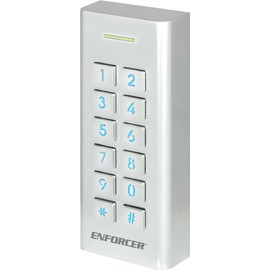 Seco-Larm SK-2612-SDQ Enforcer Mullion Stand Alone Keypad; Up to 1000 Users; 9 to 18 VDC Operation; Adjustable Relay Output Time; Built-in Tamper Alarm; Backlit Keypad; Multicolor Status LED