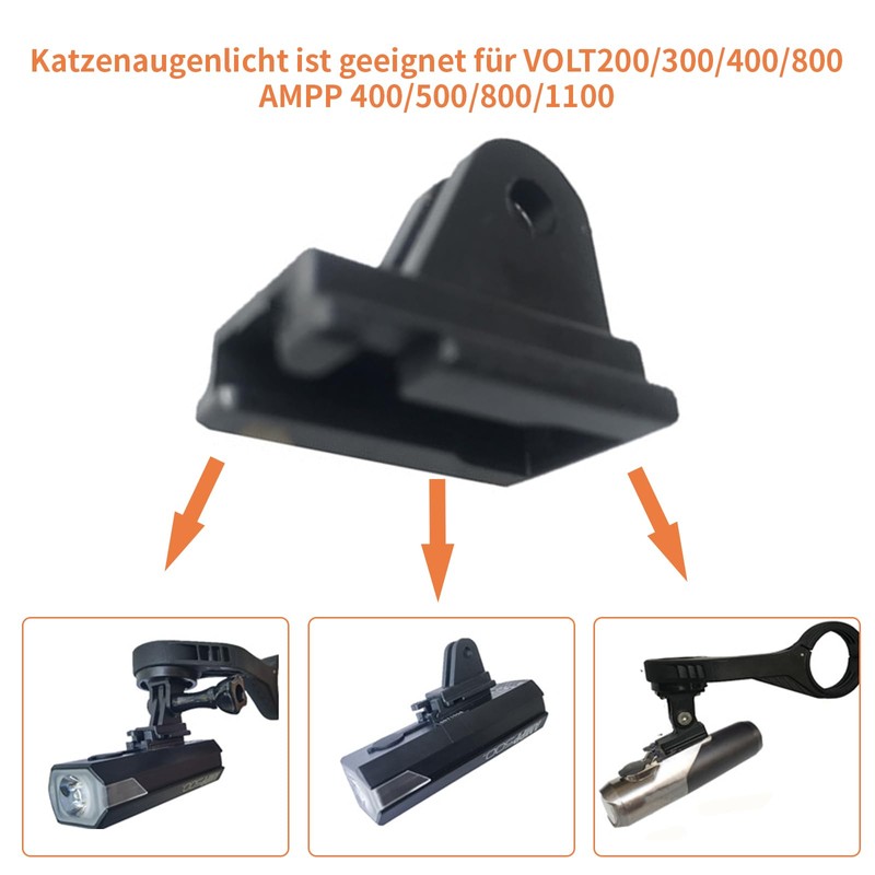 lcyen Go'Pro Mount Adapter Compatible with CatEye Bicycle Light, Gopro