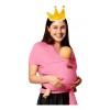 Mae Baby Rebozo Fular Elástico Algodón Premium Bebe Recién Nacido Color Rosa Blossom Talla Unitalla