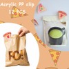 12 PCS Pizza Shaped Chip Clips for Food Storage, Funny