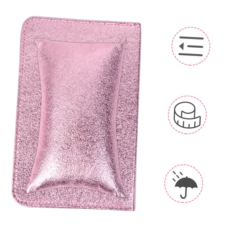 Ipetboom Nail Accessories Set 2pcs Foldable Hand Pillow Pu Leather