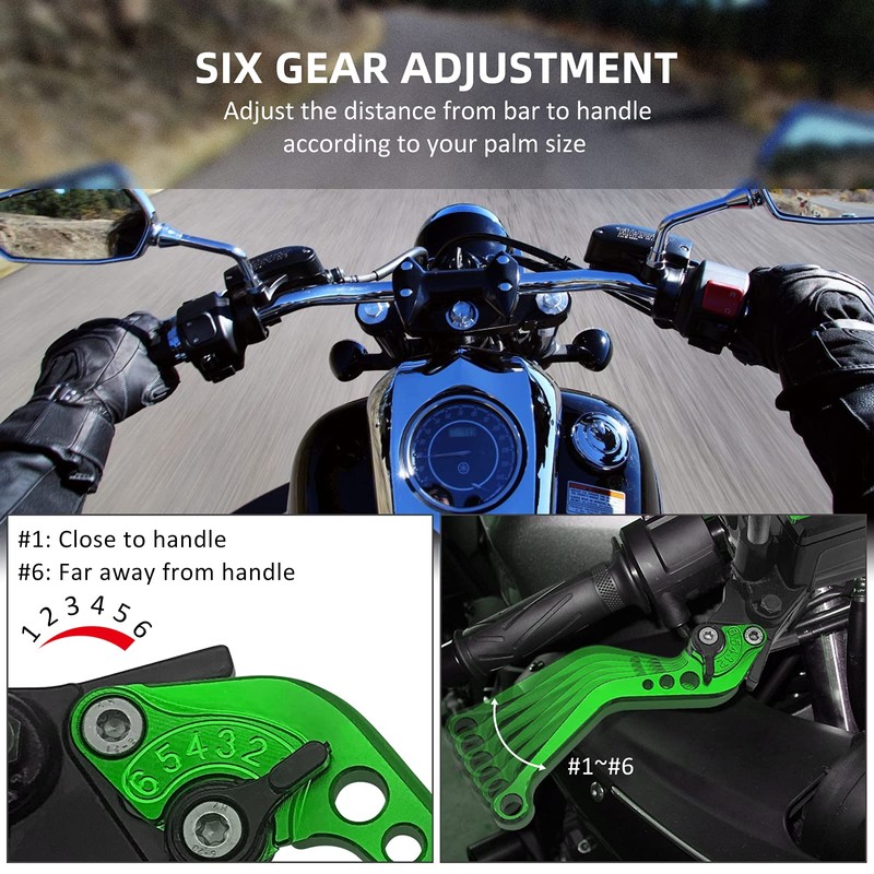 JAVIK Updated Universal Bike Brake Master Cylinder Clutch Lever Set