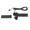 1 Pair Electric Bike Throttle Grip Rubber Twist Throttle Grips