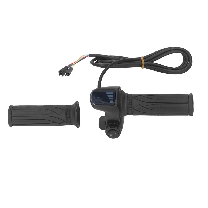 1 Pair Electric Bike Throttle Grip Rubber Twist Throttle Grips
