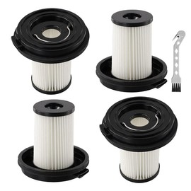 4Pack Replacement Filter Compatible with Bissell CleanView XR 200W/CleanView XR Pet 300w/Powerlifter Turbo Cordless Stick Vacuum Cleaner 3789,3789U,3789X,3797,3797V,3797W, Replace#1638010