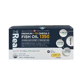 The Real Premium Altige Omega 3 Fish Oil 1350, 180 tablets, 1 unit / 더리얼 프리미엄 알티지 오메가3 피쉬오일1350, 180정, 1개