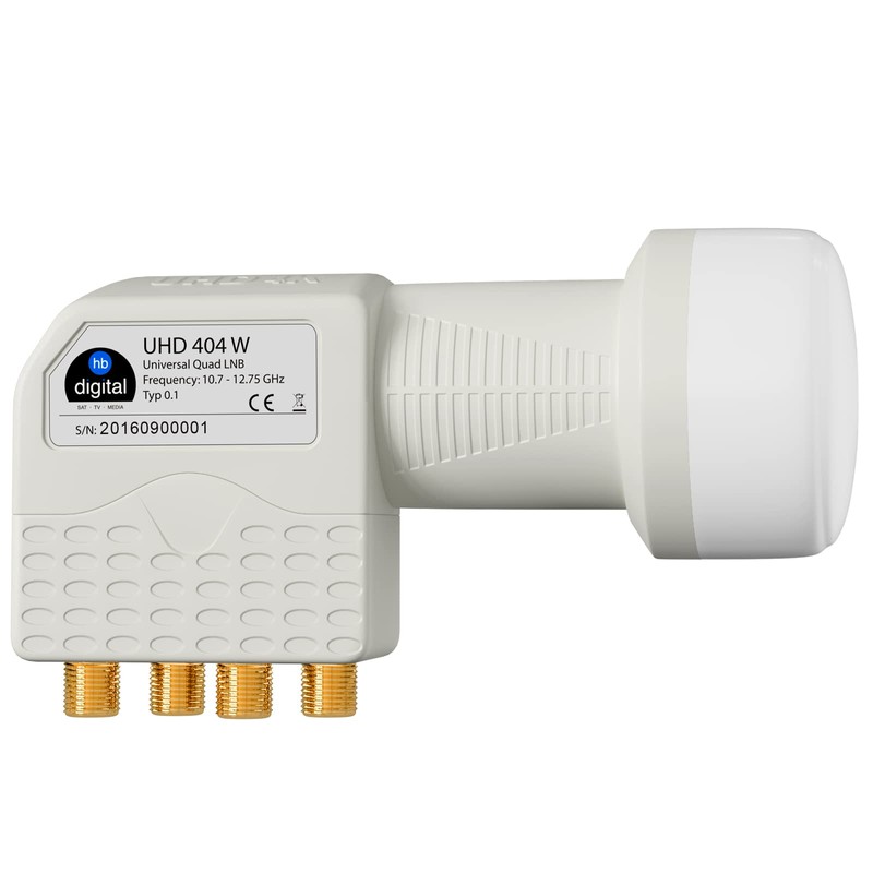 HB-DIGITAL 2x Quad LNB LNC 4 Subscriber Direct (2 Pieces)
