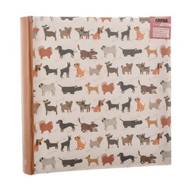 Arpan Cute Dog Photo Album Slip In Case Memo Album 6x4" for 200 Photos