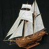 EsportsMJJ Wooden Sailing Boat Model, DIY Kit Halcon Ship Assembly