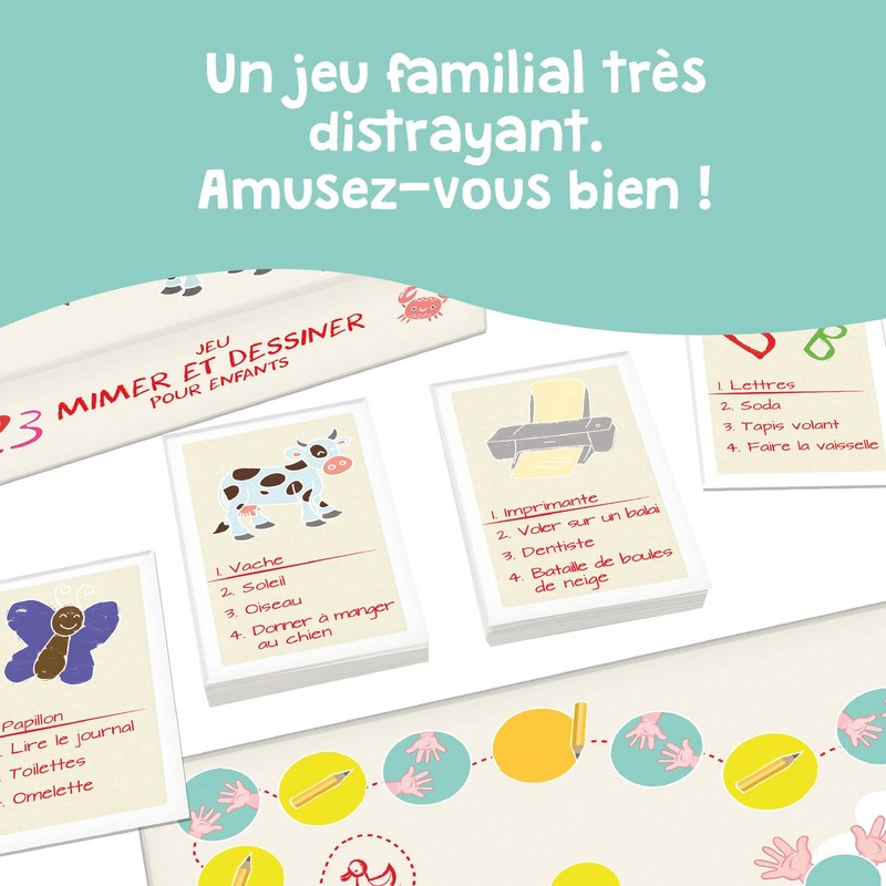 KANGUR Jeu Mimer et Dessiner Pour Enfants