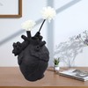 Creative Anatomical Heart Vases Resin Sculpture Heart Shaped Art Flower