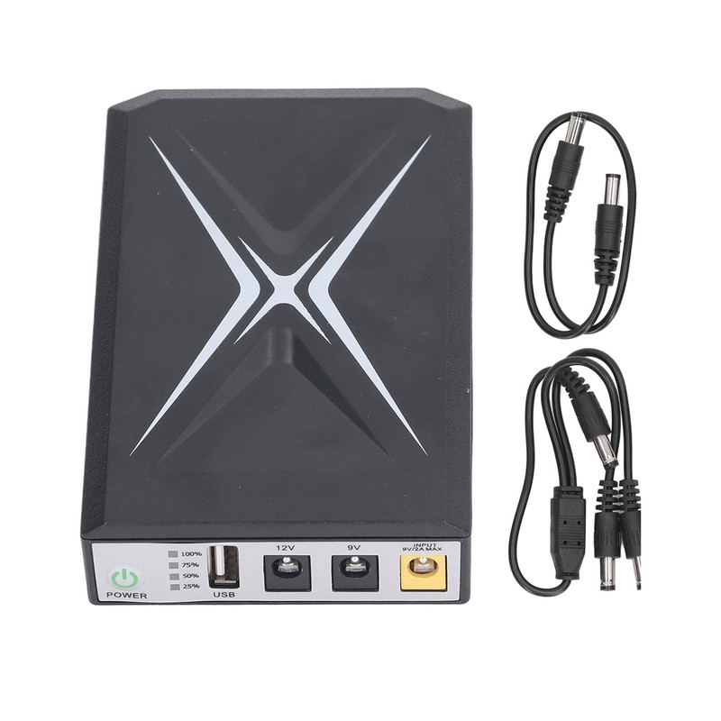YYQTGG Mini UPS, UPS 2A Bater¨ªa Respaldo ABS y PC
