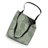 Abstract Hand Drawn Geometric Shapes Modern Color Sage Green Tote