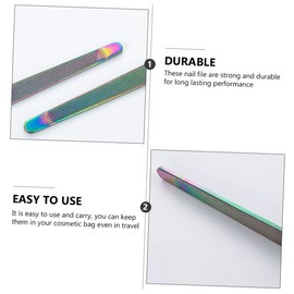 BIUDECO 5pcs Nail Buffing Block Professional Nail File Polisher Strips Easy to Use Carry for Natural Artificial