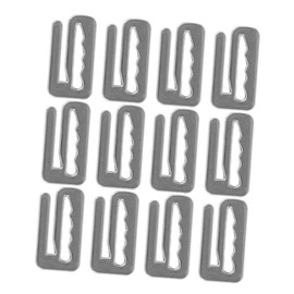 WOONEKY Salon Cape Buckles 12 Pack Replacement Hooks Barber Snap Design for Hairdressers