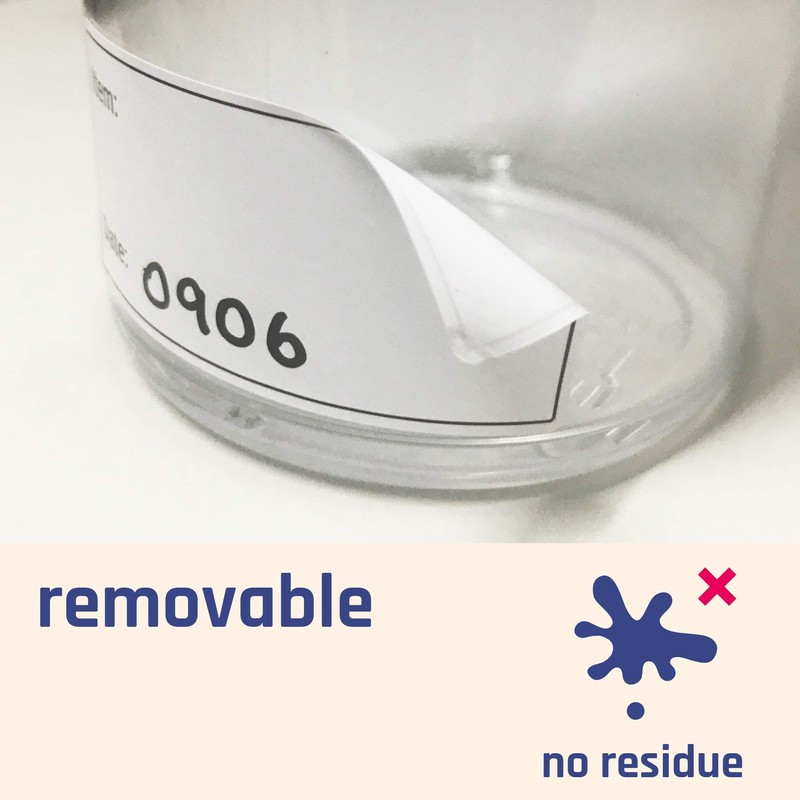 1500 Labels, Removable Freezer Food Date Labels Stickers - 5