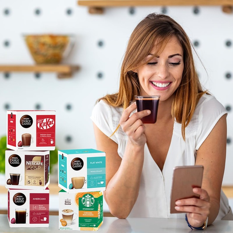 NESCAFÉ DOLCE GUSTO Café Au Lait Decaf Coffee Pods (48