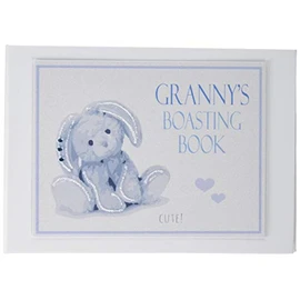 White Cotton Cards Blue Granny's Boasting Book, Photo Album (NRB1T), of