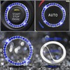 NBTEPEM 27 PCs Blue Bling Car Accessories Set for Women,