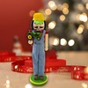 Esquirla Wooden Nutcracker Christmas Decoration Crafts Wood Doll Christmas Nutcracker