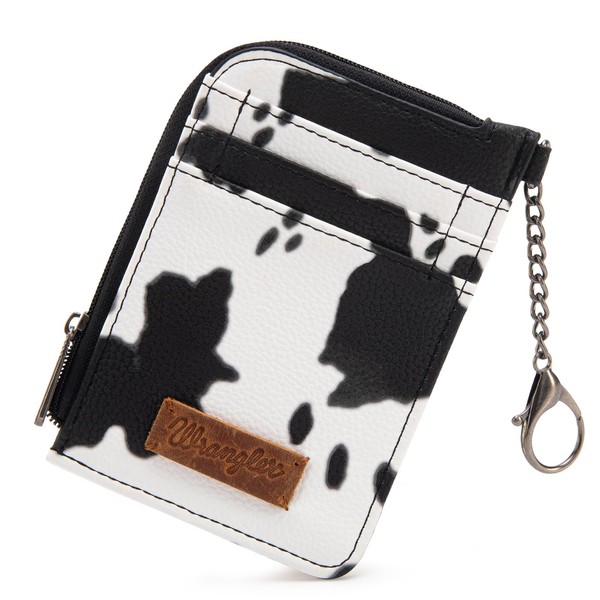 Montana West Wrangler Full Cow Print Credit Card Holder Western