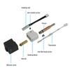 3D -Drucker Extruder Hotend Assembly, All Metal 100k Thermistor Hot