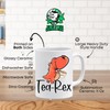 Dinosaur Humour Inspired 'Tea Rex' Funny Mug by Shaw Tshirts