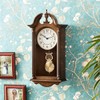 Bulova Bulova C1517 Saybrook Wall Clock, Brown Cherry