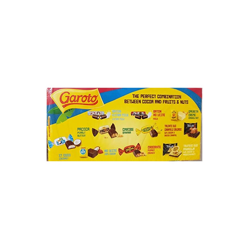 Garoto Bombons Sortidos- Assorted Bonbons 14.1oz Pack of 3