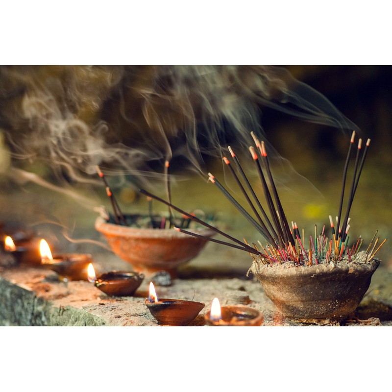 Hem Incense Sticks, Set of 7 Boxes from India, Mixed
