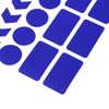 X AUTOHAUX 24pcs Blue Reflective Stickers Tape Waterproof Decals for