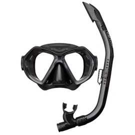TUSA SPORT UC0106 Mask and Snorkel Set Adult - Black/Black