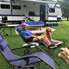 Set of 2 Adjustable Steel Mesh Zero Gravity Lounge Chair Recliners w/Pillows and Cup Holder Trays (Blue)