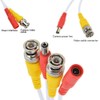 ABLEGRID 100ft White BNC Extension Cable Cord Lead for Night