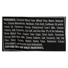 UD_Stacy's Case of 12 7.33 Oz. Parmesan Garlic and Herb Pita Chips Grain Snacks