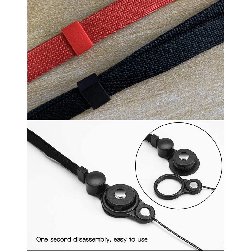 WOEXET Neck Strap, Durable, Fall Prevention, 2-Way, Easy to Use