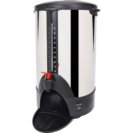 Coffee Pro CP50 Urn/Coffeemaker, 50-Cups, 12-Inch x16-1/2-Inch x22-Inch, Stainless Steel