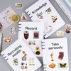 50Pcs Vintage Stickers Pack, Retr Cafe Retro Music Stickers for