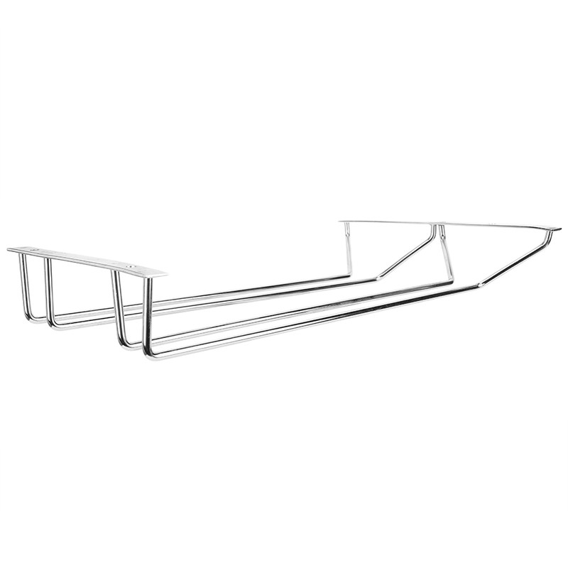 35cm Double Row Stainless Steel Wine Glass Rack Holder Hanging