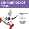 Zenport QZ406 Small Professional Pruner, .8-Inch Cut, 7.25-Inch Long