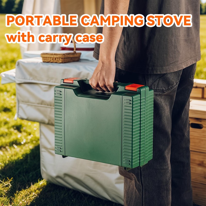 ONLYFIRE Portable Camping Stove with Carrying Case, 4000W Power Butane