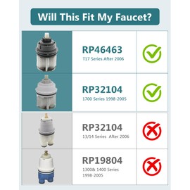 Ultrimkit 9-Setting Rain Shower Faucet Compatible with 17& 1700 Series Tub Trim Kit, High Pressure 5.5" Round Rain Shower Head& Handle Set, Matte Black (Valve& Catridge Not Inclued)