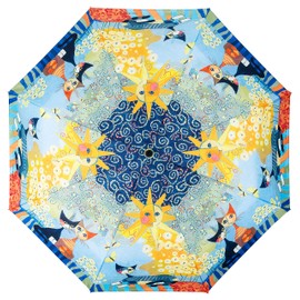 VON LILIENFELD® Folding Pocket Umbrella Rosina Wachtmeister Dolce Vita Auto Open Automatic Telescopic Women Art Cat