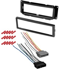 CACHÉ KIT704 Bundle with Car Stereo Installation Kit for 1999 – 2001 Chrysler 300 – M – in Dash Mounting Kit, Harness for Single Din Radio Receiver (3 Item)
