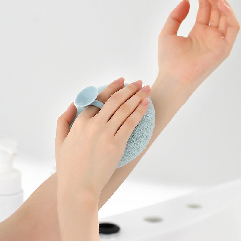 DEANKEJI Shower Sponge, Pack of 2 Shower Sponge, Body, Flower-Shaped