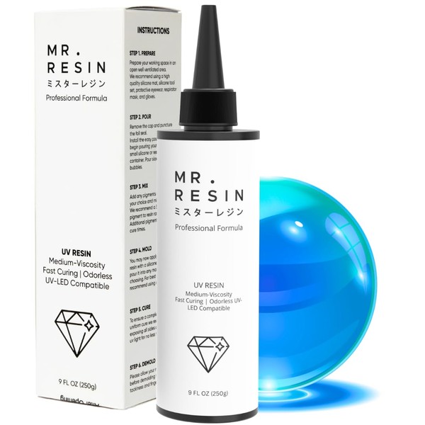 MR. RESIN UV Resin Crystal Clear 250g UV Epoxy Resin