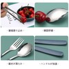 Cutlery Set, Stainless Steel, Chopsticks, Fork, Spoon, 3-piece Set, with