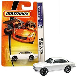 Matchbox 2008 MBX Metal Alfa Romeo Giulia Sprint GTA White #32